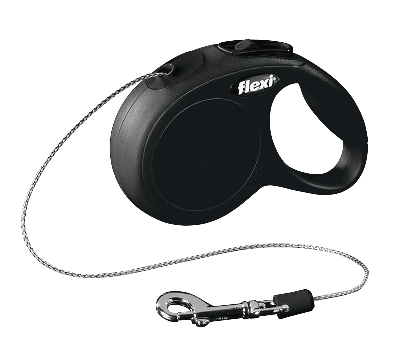 New Classic Cat Cord Flexilongline l Black XS 3m